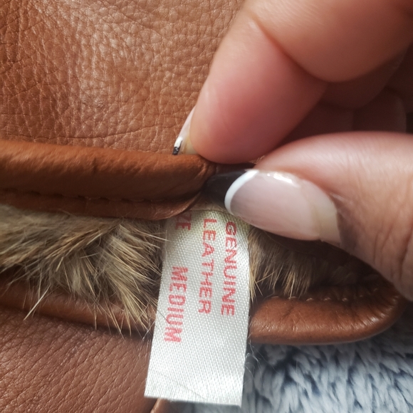 Genuine leather women's driving gloves size Medium - Picture 6 of 8